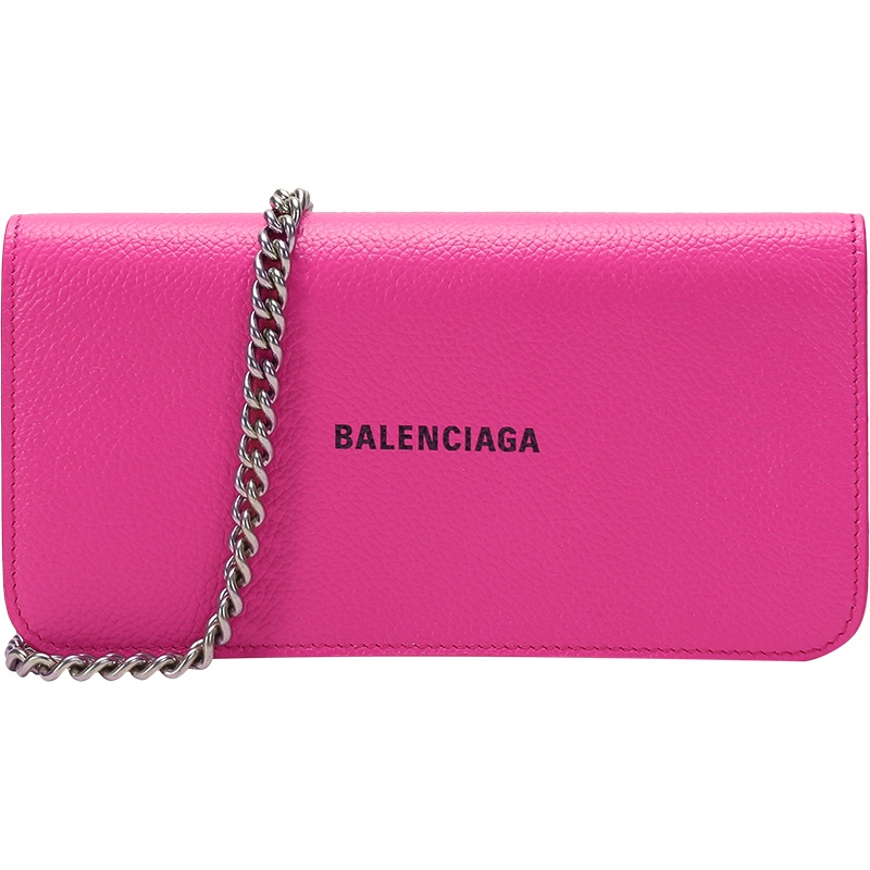 BALENCIAGA 巴黎世家 女士牛皮单肩包链条包手拿包钱包593784 1IZ43