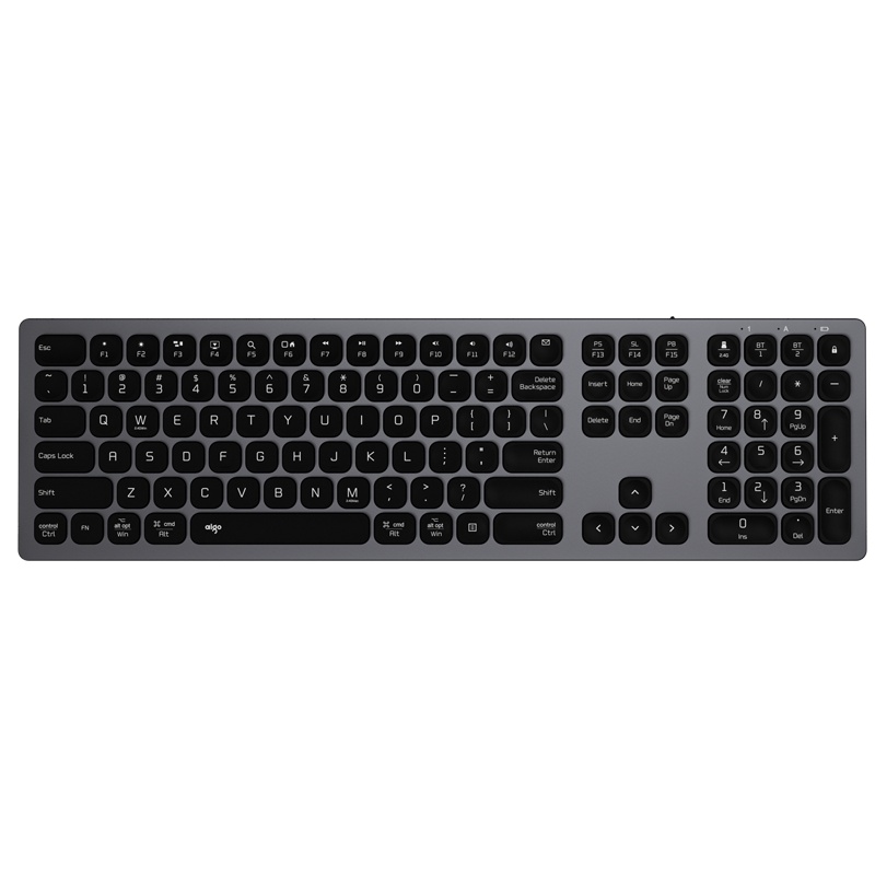 [送键盘膜]爱国者无线键盘蓝牙安静笔记本电脑便携女生可爱办公适用苹果小米 V800无线蓝牙版