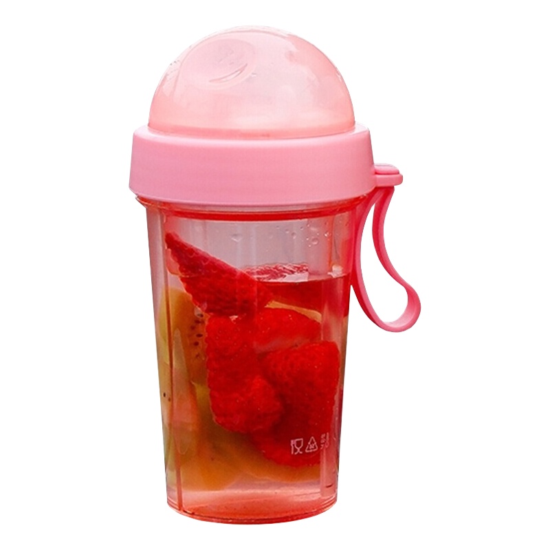 苏宁极物 凯斯拓 双饮吸管杯420ML B1902