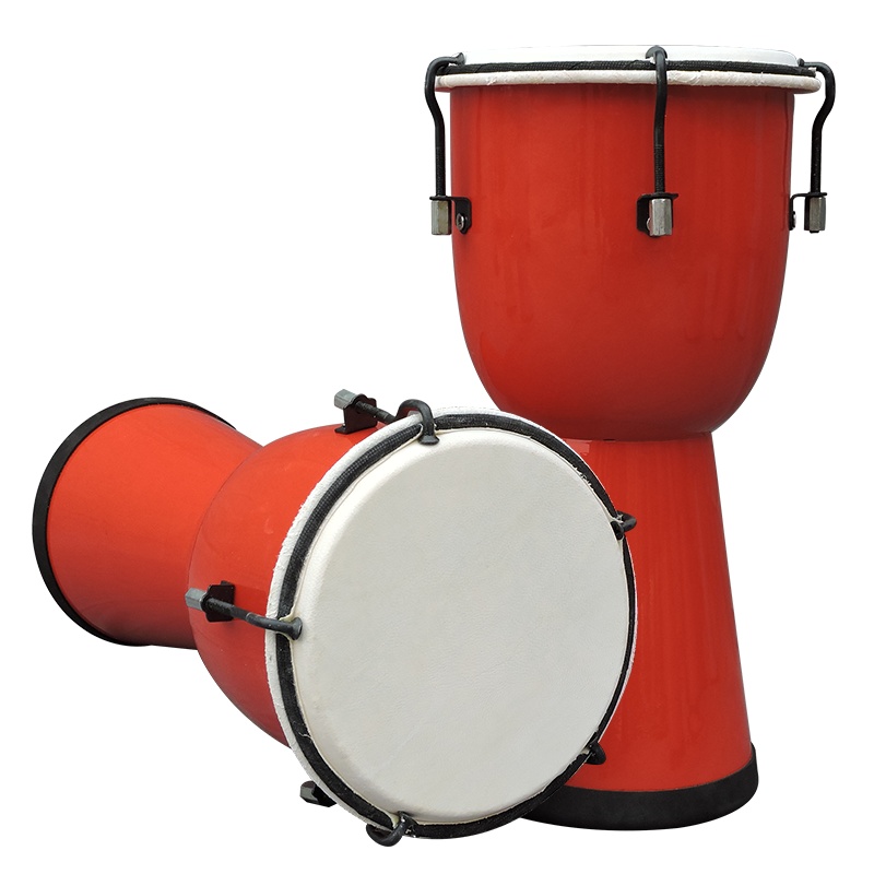 风雷动FLD-FZGQ-8粉色幼儿园非洲鼓儿童初学者手鼓幼儿入门PVC云南丽江手拍鼓可调音粉色+鼓包+手铃