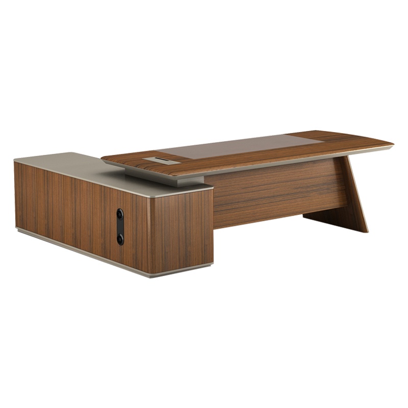 科朔 办公桌老板桌经理桌现代班台经理桌板式班台2.2米KSL03