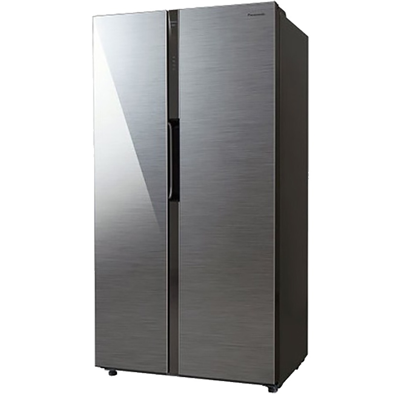 松下（Panasonic）NR-B600GX-S 570L大容量风冷无霜 光动银离子抗菌 电脑温控 液晶显示面板 隽雅银