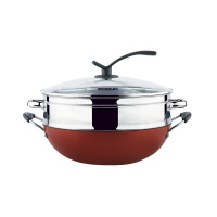 万德霍(WODHO) 全能蒸炒火锅