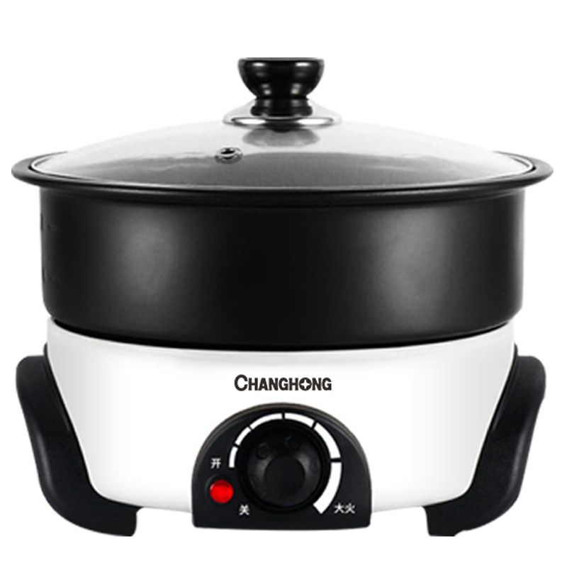 长虹(CHANGHONG)电火锅DHG-40E06 多功能分体式电火锅 家用电热锅4L 不粘内胆 无极旋钮温控