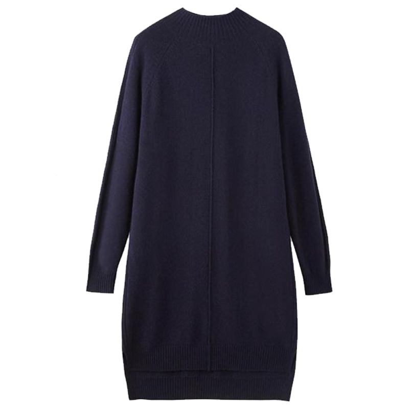 【专柜同款】拉夏贝尔7M羊毛衫毛衣女韩版中长款宽松内搭学生打底针织连衣裙72000970