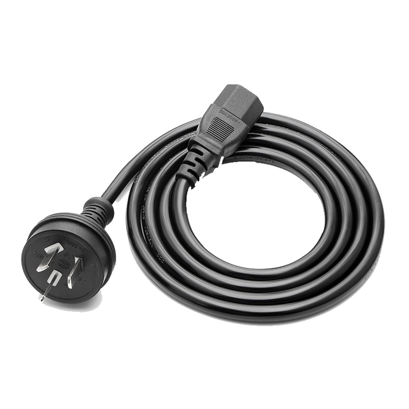 绿联CD133国标三插电源线10A 黑色 2米