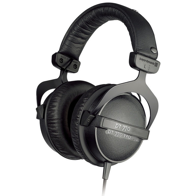 拜亚动力/拜雅 (beyerdynamic) DT770 PRO 头戴式专业录音封闭式监听耳机 32欧低阻版