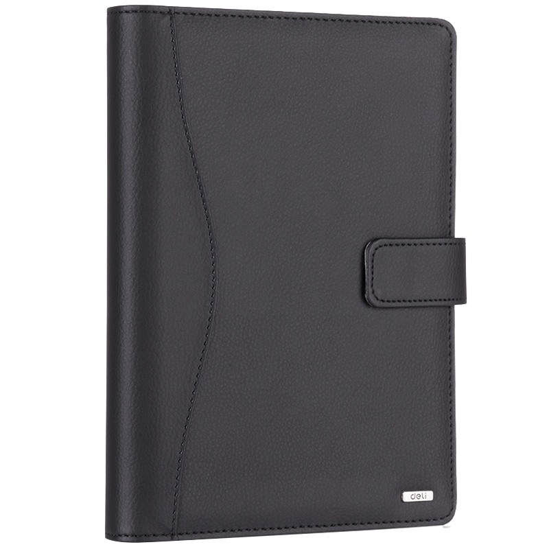 得力(deli)3164活页皮面本25K/100页 A5记事本 笔记本 日记本子 记录本 办公用品 笔记本/记事本