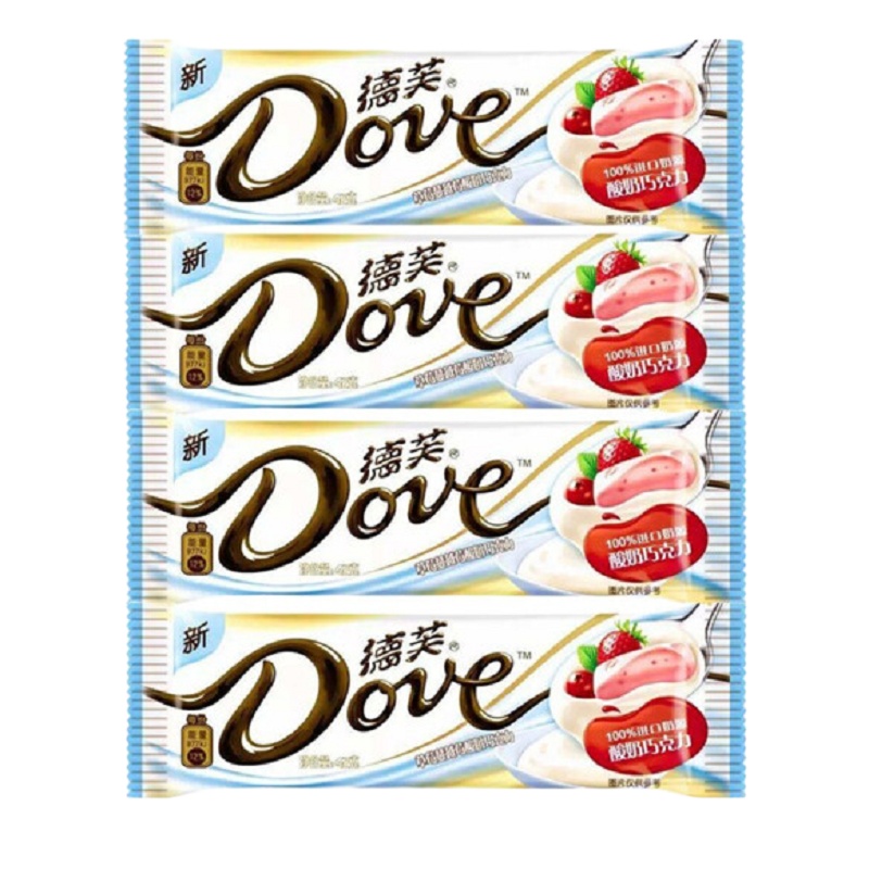 德芙草莓蔓越莓酸奶味巧克力42g