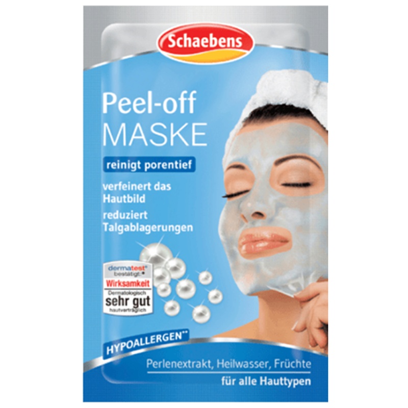 Schaebens雪本诗 撕拉式水果珍珠 精华霜 面膜15ml/片 保湿补水 去角质 任何肤质通用[德国进口]
