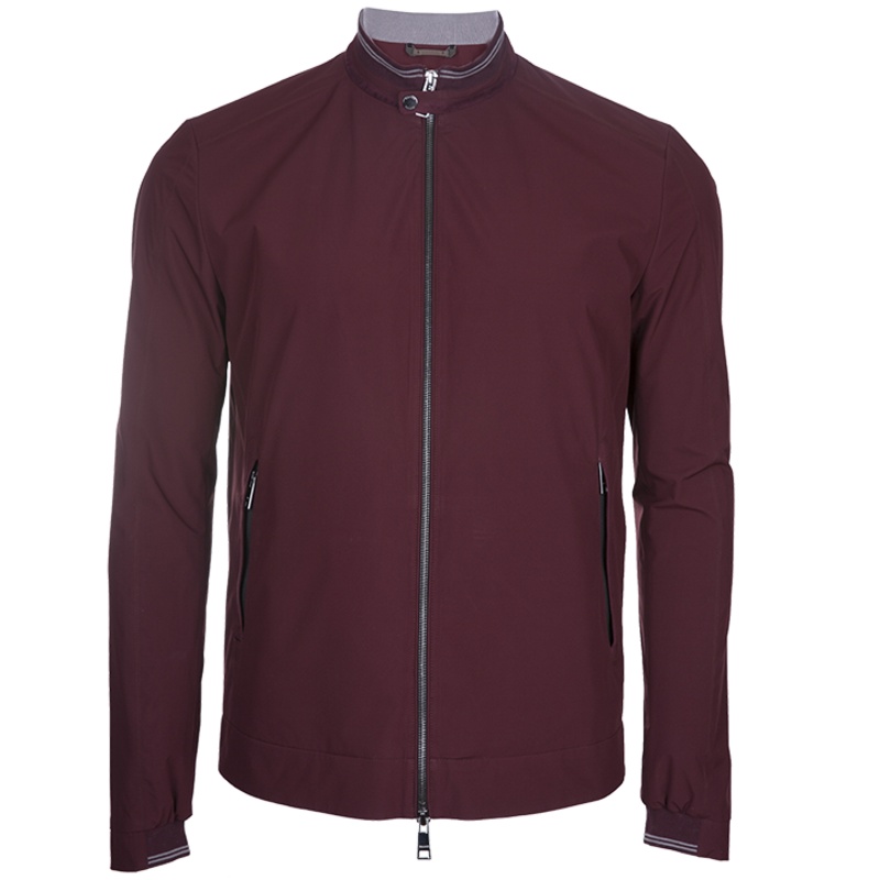 ERDOS 秋冬男士立领夹克商务休闲短款拉链上衣外套领口罗纹