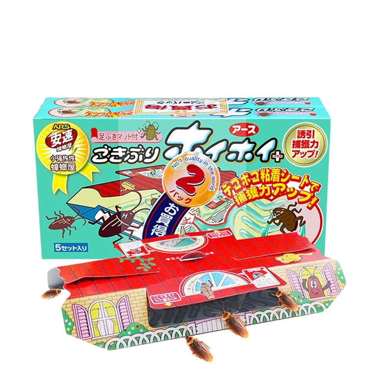 ARS安速 杀蟑螂药蟑螂屋蟑螂贴全窝端10枚盒