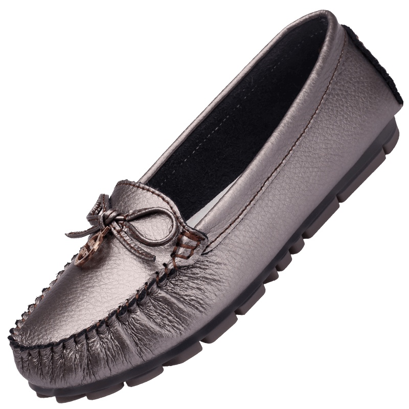 强人3515女鞋浅口平底豆豆鞋透气便捷软面软底休闲女单鞋