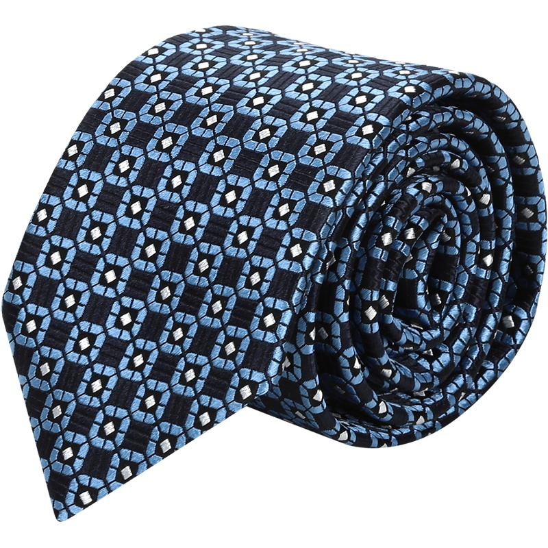 Ermenegildo Zegna 杰尼亚 男士 丝质领带 Z8W07 1L7