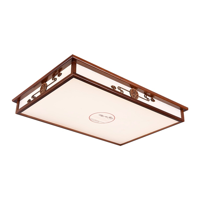 [环森]2020年新款新中式客厅灯实木中式灯具套餐家用吸顶灯中国风现代简约led灯卧室灯饰书房大灯芝兰之室