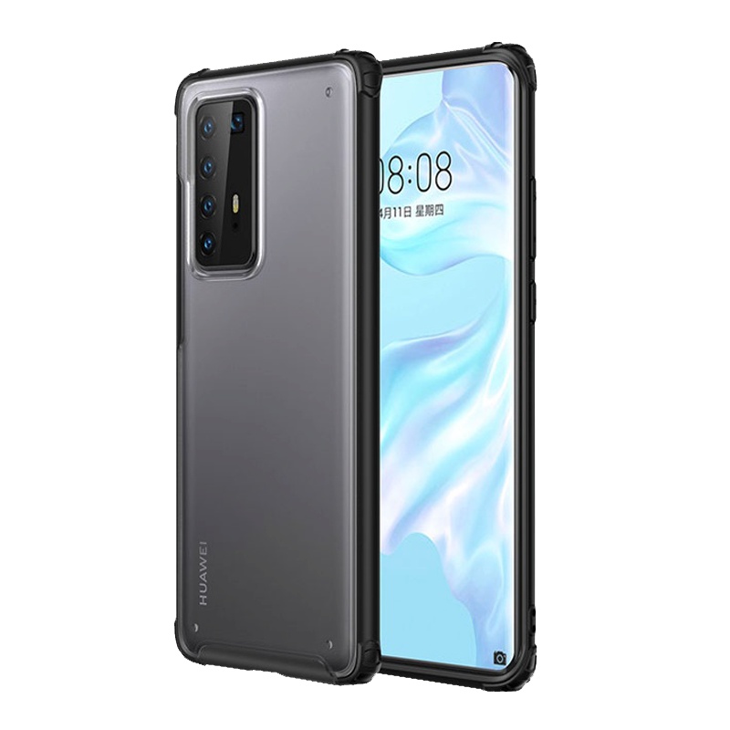 安美宝 华为p40pro手机壳硅胶透明超薄p40手机壳磨砂网红创意简约军事防摔华为个性潮男por女全包手机壳防摔减震裸机