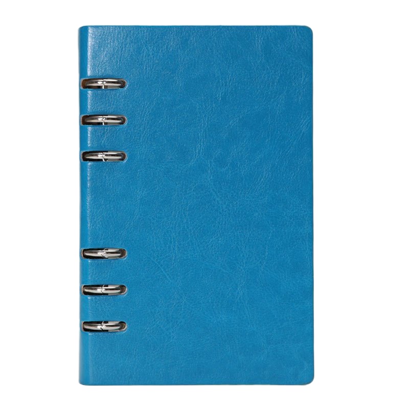 得力 奇画办公可拆卸商务A4活页本文具笔记本子 A4黑色(4孔)HYJSB001 单个装