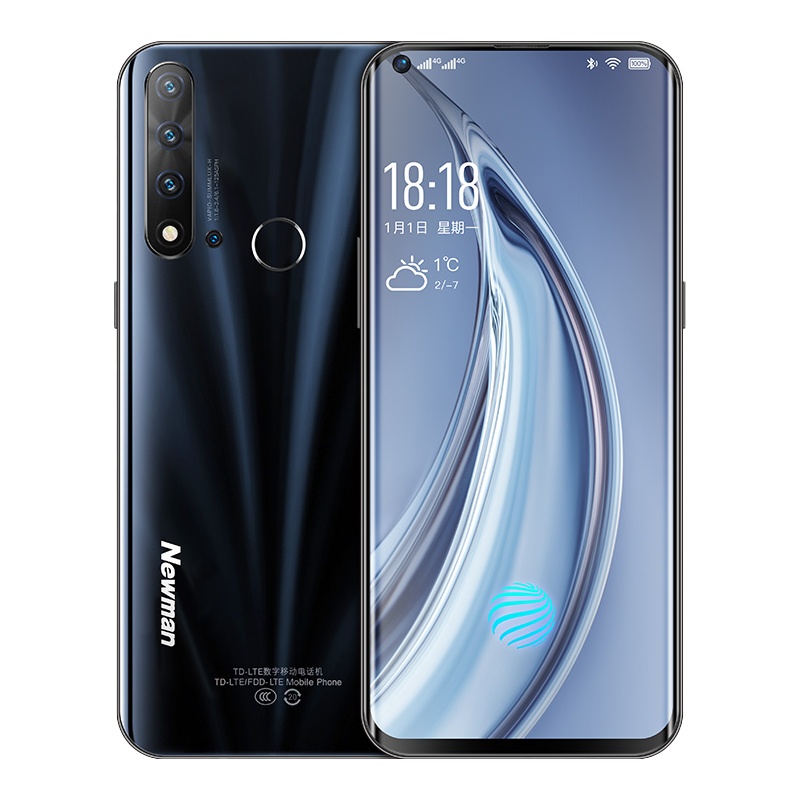 新款纽曼G5i全网通4G智能手机学生价八核128G全面屏大电池指纹人脸解锁安卓超薄游戏吃鸡手机全新正品800元以下