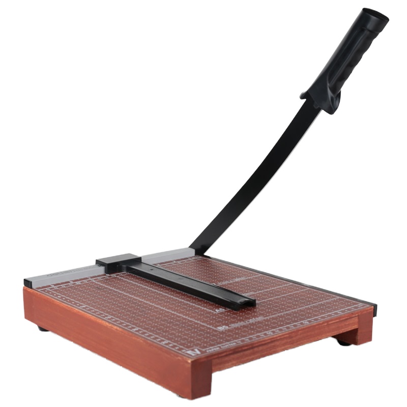 得力deli 8004 木质切纸机/切纸刀/裁纸刀/裁纸机 300mm*250mm