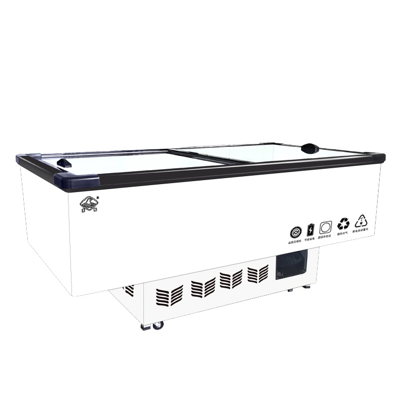 冰熊(bing xiong)1.5米组合岛柜冷藏展示柜商用大容量卧式冰柜冷柜超市展示岛柜海鲜岛柜-DSDG-1550X