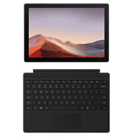 [配原装黑键盘]微软(Microsoft)Surface Pro7+ 第11代英特尔酷睿i7 12.3英寸 二合一平板电脑 笔记本电脑 16G 256G 亮铂金可升级到Win11