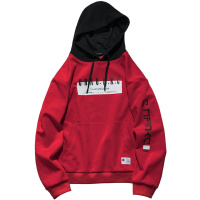 千纸鹤男装情侣卫衣2018新款时尚潮流宽松欧美套头卫衣男潮3820