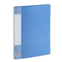 齐心PF30AK 30页A4资料册/文件页/文件夹 蓝色( 单位:个)