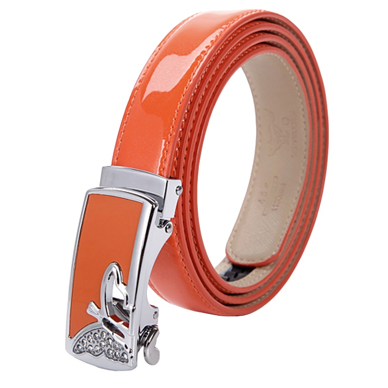 七匹狼SEPTWOLVES 女士皮带 真皮腰带 牛皮裤带 时尚自动扣简约百搭韩版潮