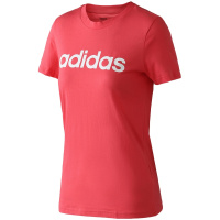 阿迪达斯女服短袖T恤logo休闲运动服DX2545