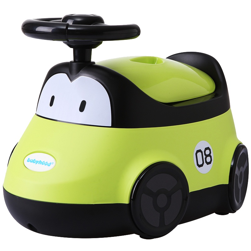 世纪宝贝(babyhood)小汽车座便器 BH-116 绿色 儿童马桶宝宝坐便器婴儿便盆