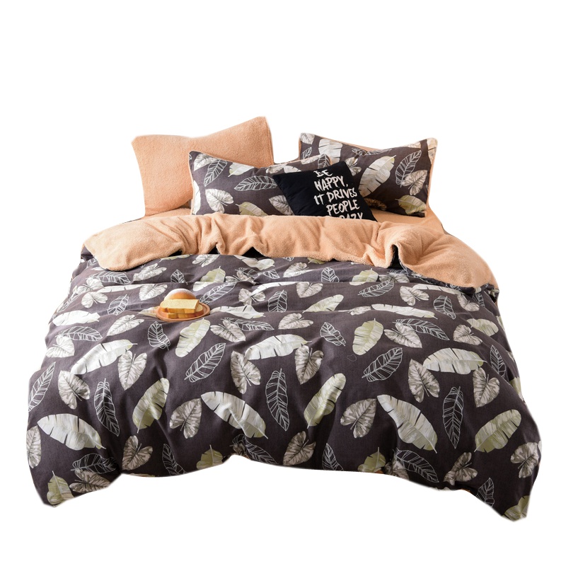 九氏Joesh棉加绒四件套 A版磨毛B版羊羔绒