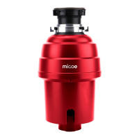 四季沐歌(MICOE)M-530垃圾处理器自动进水厨余粉碎机家用厨房食物垃圾处理机 无线开关,至尊法拉利红