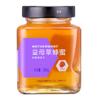 北京同仁堂蜂蜜益母草蜂蜜300克瓶装蜂蜜正品蜂蜜农家正纯蜂蜜蜂蜜