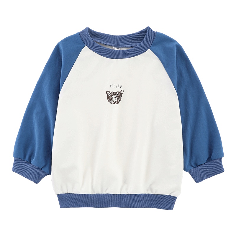 卡伴(Curbblan)童装儿童卡通圆领卫衣上衣适合身高100-150cm儿童