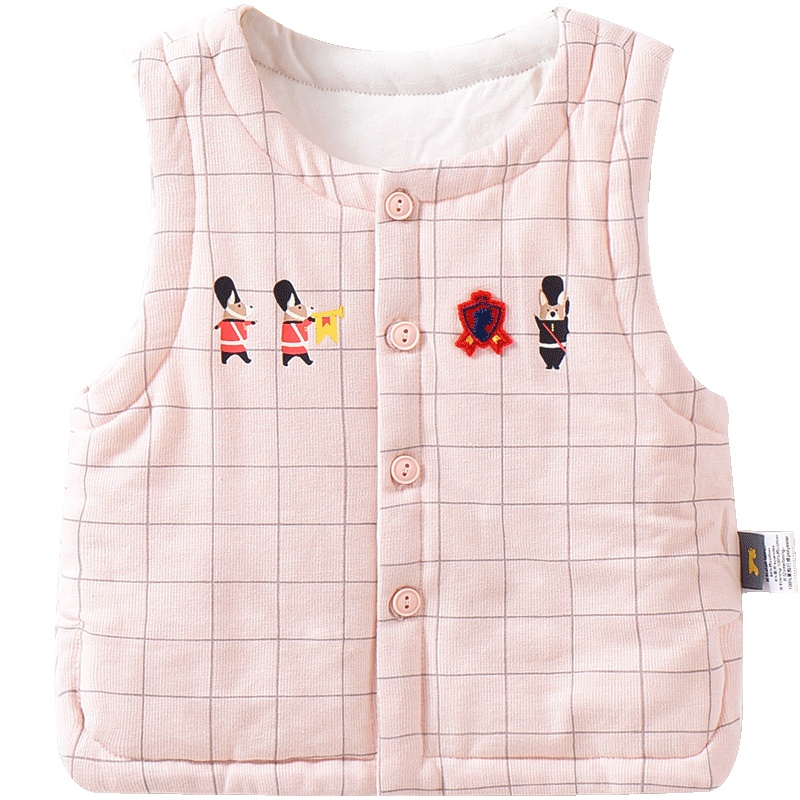 童泰(TONGTAI)婴儿秋冬款棉马甲3-18个月宝宝对开加棉马甲坎肩儿童服装儿童马甲小童宝宝童装马甲