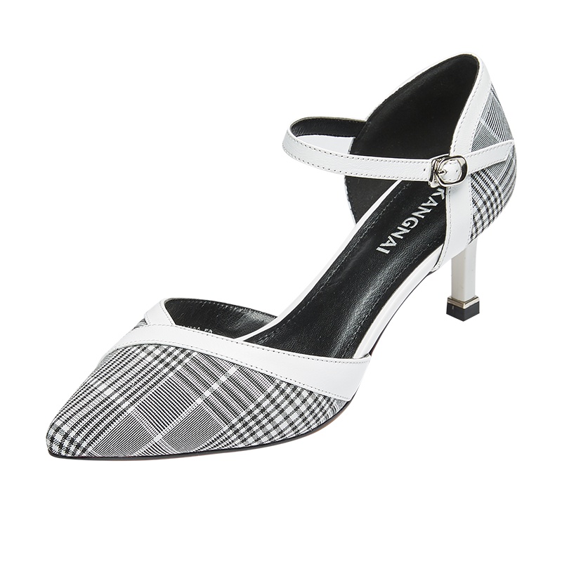 康奈女鞋 清凉休闲百搭拼接鞋面舒适潮流细带凉鞋15484006