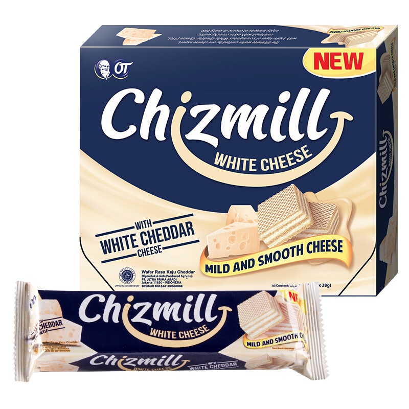 奥朗吖米芝威化饼干（白切达奶酪味）114g 进口 糖巧 巧克力 夹心饼干 威化 休闲零食