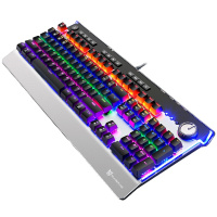 森松尼J30机械键盘青轴宏编程游戏专用吃鸡台式笔记本电脑办公有线外接电竞lol外设104全键无冲