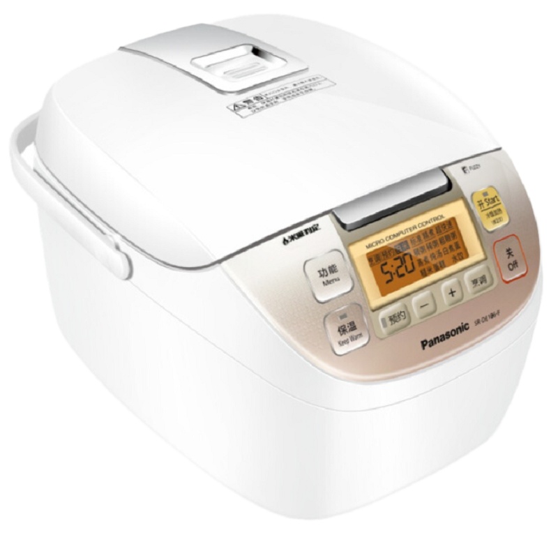 松下(Panasonic) 备长炭 电饭煲 智能烹饪 可预约 电饭锅 5升 SR-DE186-F