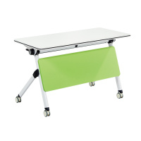 科朔 折叠桌条桌长条会议桌翻版桌会议桌1800W*600D*750H FT-1818