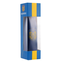 江苏苏宁足球俱乐部304不锈钢保温水壶550ML 黄/蓝色