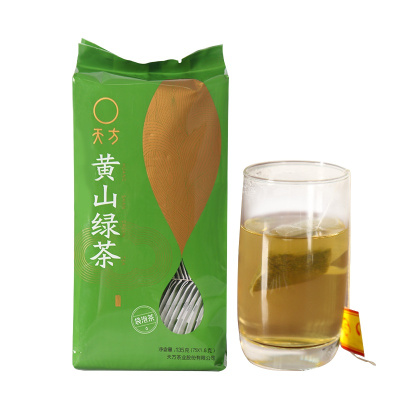 安徽天方黄山绿茶135g 袋泡茶 炒青绿茶茶叶