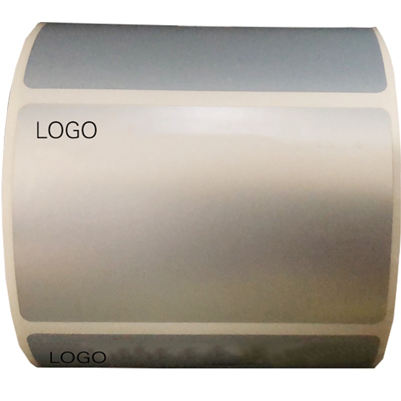 开仰(KAIYANG)PM-6038S-LT-SH 预印logo标签不干胶标签纸60*38mm/500片/卷 银底 上海