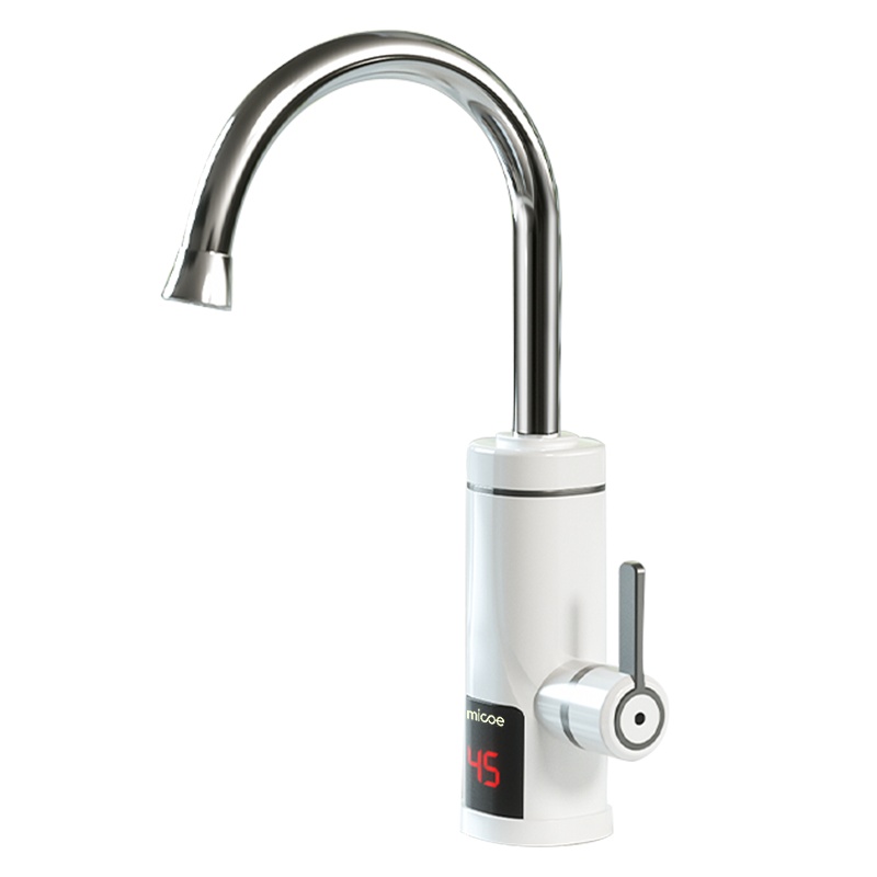四季沐歌(MICOE)电热水龙头速热即热式加热厨房洗手间家用厨宝快热水器水龙头 白色漏保 M3-DSK33PX7