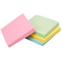 [精选]得力(deli)7156创意便利贴便签纸本小本子便条纸易事贴100张/包 76*76mm(20包起订)