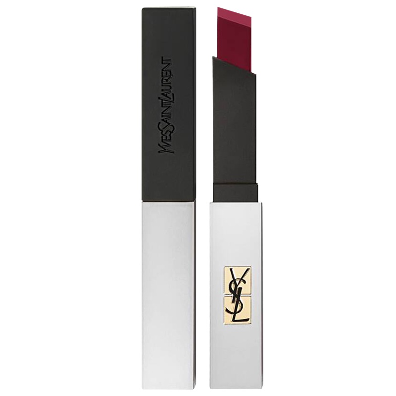 [送礼专属]YSL圣罗兰小银条口红107 108 细管哑光唇膏 2g 膏体为方型设计 精准描绘唇型 持久显色