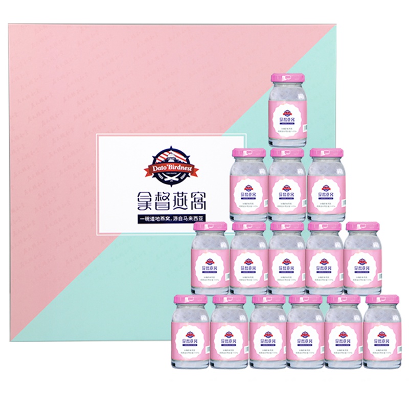 左氏颐和堂 CAIQ溯源冰糖即食燕窝 80g*15瓶 固形物≥40%