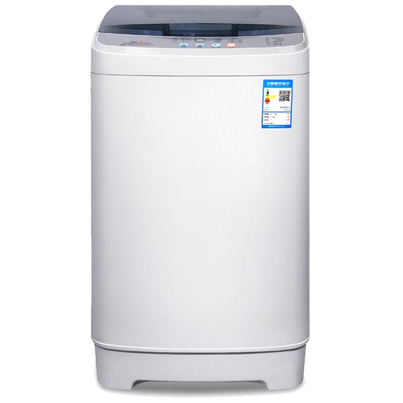 夏新(AMOI) XQB75-818透明灰 7.5公斤 全自动家用波轮式洗衣机节能静音 出租房三口之家推荐 下排水桶自净