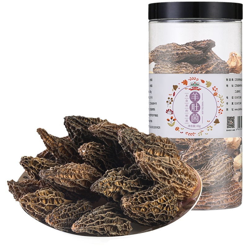 吉得利 羊肚菌 四川干货食用菌农家自采土特产 40g
