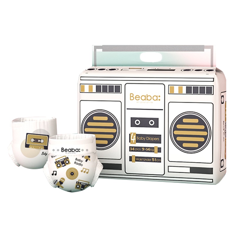 BEABA Baby Radio纸尿裤L码34片
